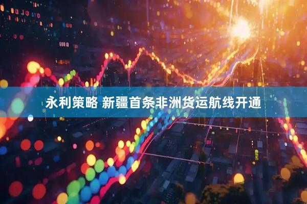 永利策略 新疆首条非洲货运航线开通