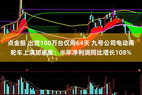 点金股 出货100万台仅用64天 九号公司电动两轮车上演加速度：半年净利润同比增长108%