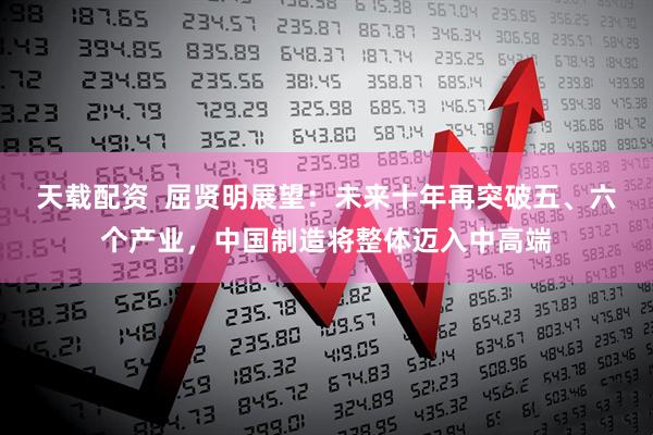 天载配资  屈贤明展望：未来十年再突破五、六个产业，中国制造将整体迈入中高端